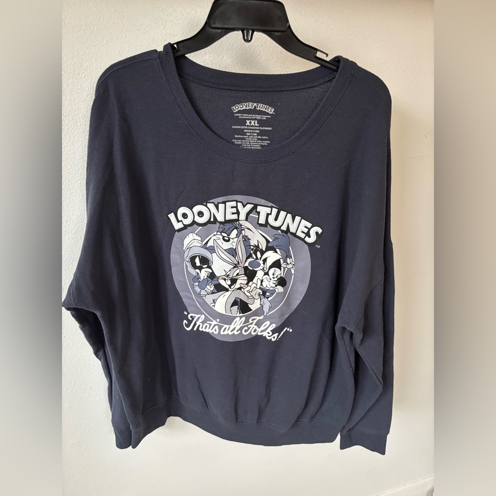 Warner Bros. Looney Tunes Oversized Sweatshirt Size XXL